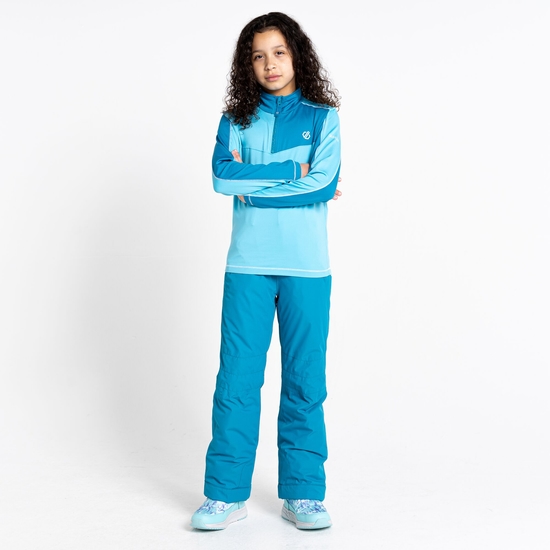 Kids' Formate II Core Stretch Midlayer Fjord Blue
