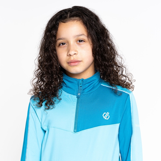 Kids' Formate II Core Stretch Midlayer Fjord Blue