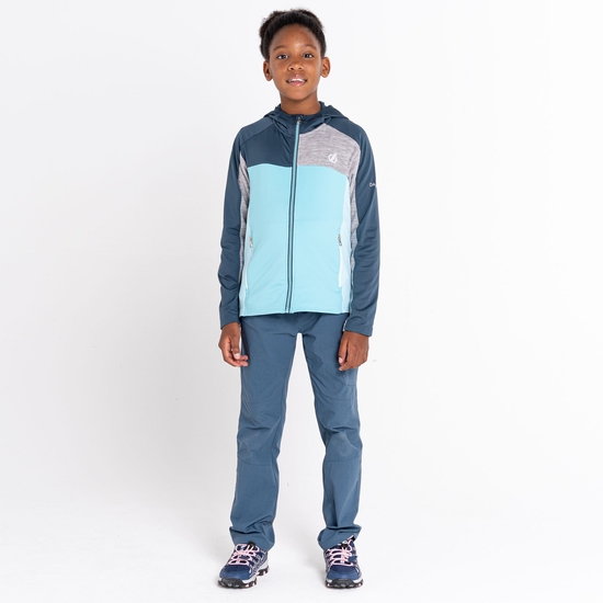 Kids' Thriving Hooded Core Stretch Midlayer Sea Jet Blue