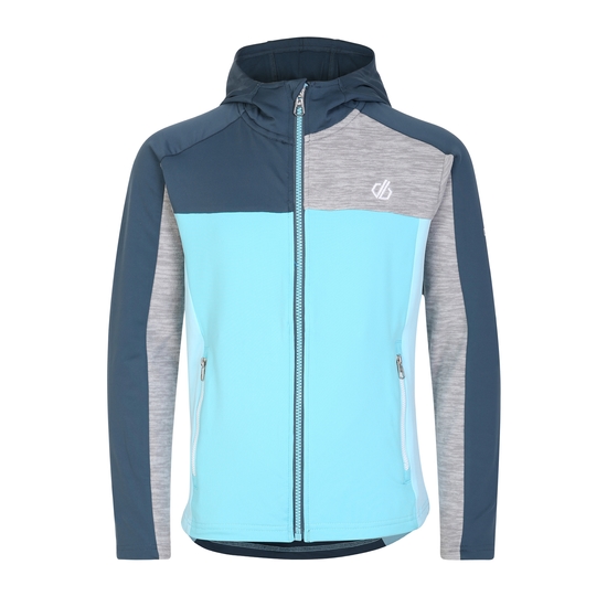Kids' Thriving Hooded Core Stretch Midlayer Sea Jet Blue