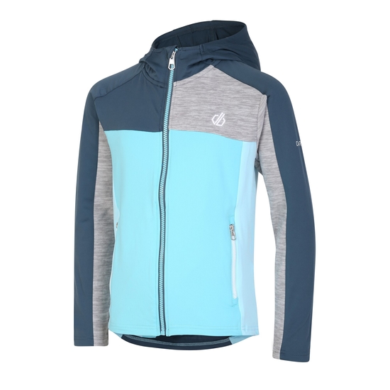 Kids' Thriving Hooded Core Stretch Midlayer Sea Jet Blue