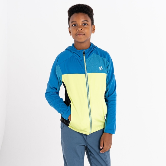 Kids' Thriving Hooded Core Stretch Midlayer Deep Water
