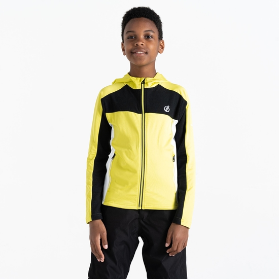 Couche intermédiaire Core Stretch à capuche Enfant THRIVING Jaune