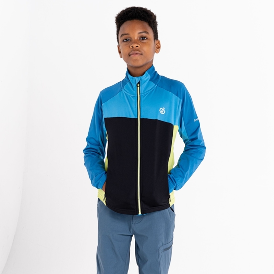 Kids' Emergent Core Stretch Midlayer Wave Ride Blue