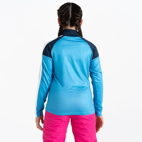 Kids' Pow Core Stretch Midlayer Swedish Blue 
