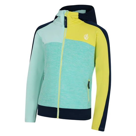 Kids' Thriving II Core Stretch Midlayer Mint Green Moonlight Denim
