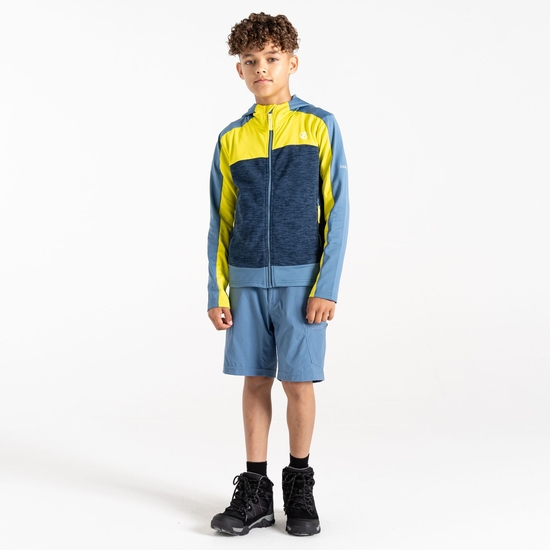 Kids' Thriving II Core Stretch Midlayer Coronet Blue Moonlight Denim