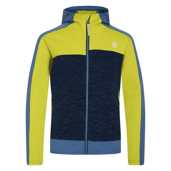 Kids' Thriving II Core Stretch Midlayer Coronet Blue Moonlight Denim