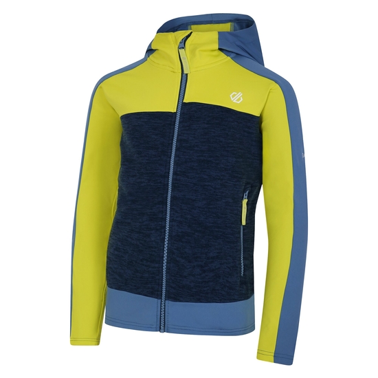 Kids' Thriving II Core Stretch Midlayer Coronet Blue Moonlight Denim