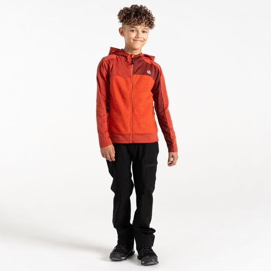 Kids' Thriving II Core Stretch Midlayer Cinnamon Tuscan Red
