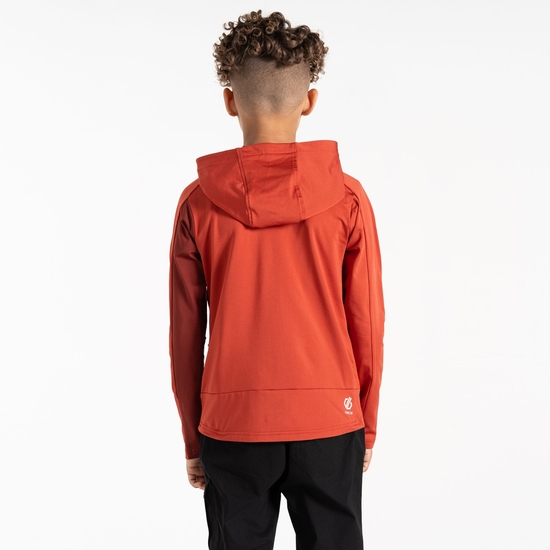 Kids' Thriving II Core Stretch Midlayer Cinnamon Tuscan Red