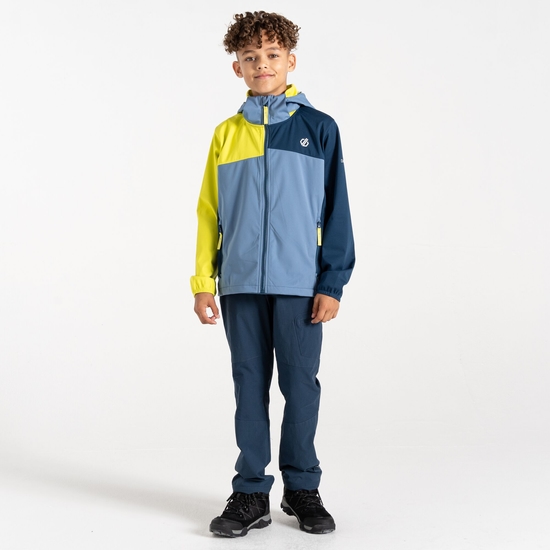 Kids' Cheer Softshell Jacket Coronet Blue Moonlight Denim