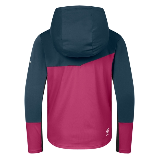 Kinder Thriving III Core-Stretch-Midlayer Beere & Marineblau