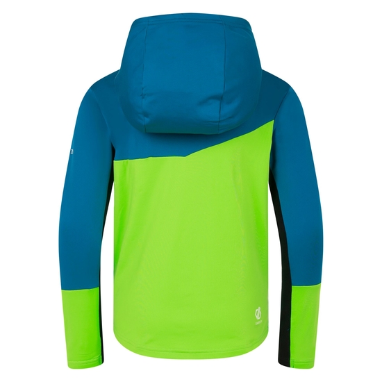 Kids' Thriving III Core Stretch Midlayer Kingfisher Blue Green