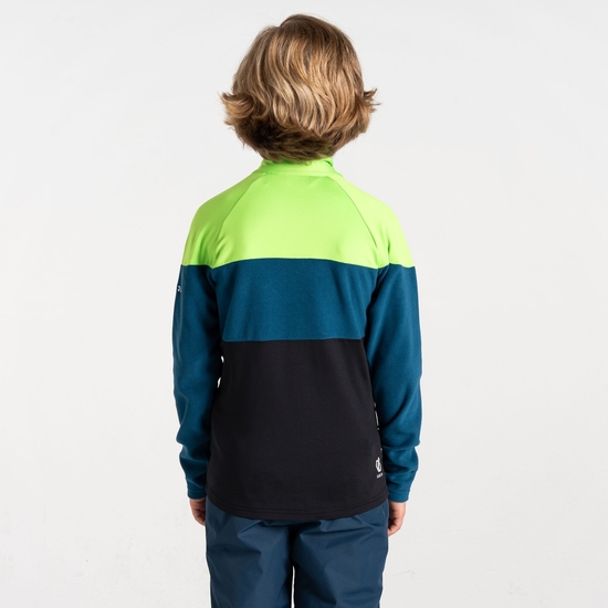 Kinder Emergent III Core-Stretch-Midlayer Seegrün & Blau