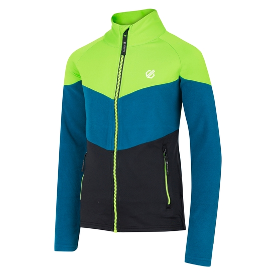 Kinder Emergent III Core-Stretch-Midlayer Seegrün & Blau