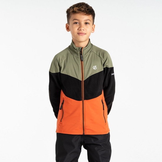 Couche intermédiaire Core Stretch Enfant Emergent III Vert Olive Et Noir