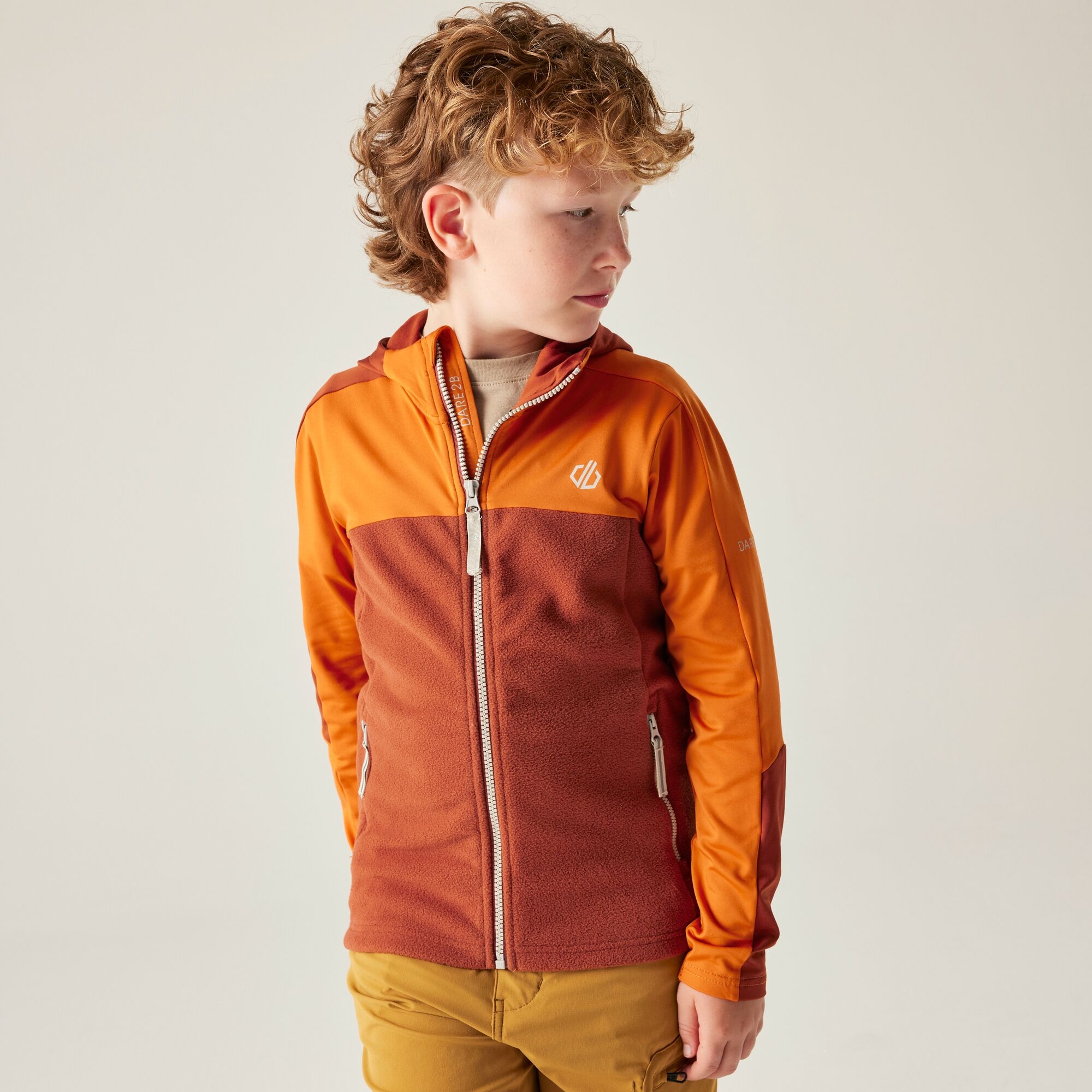 Dare 2B Unisex Kids Orange Kids’ Thriving Iv Stretch Midlayer Size: 11-12 Years