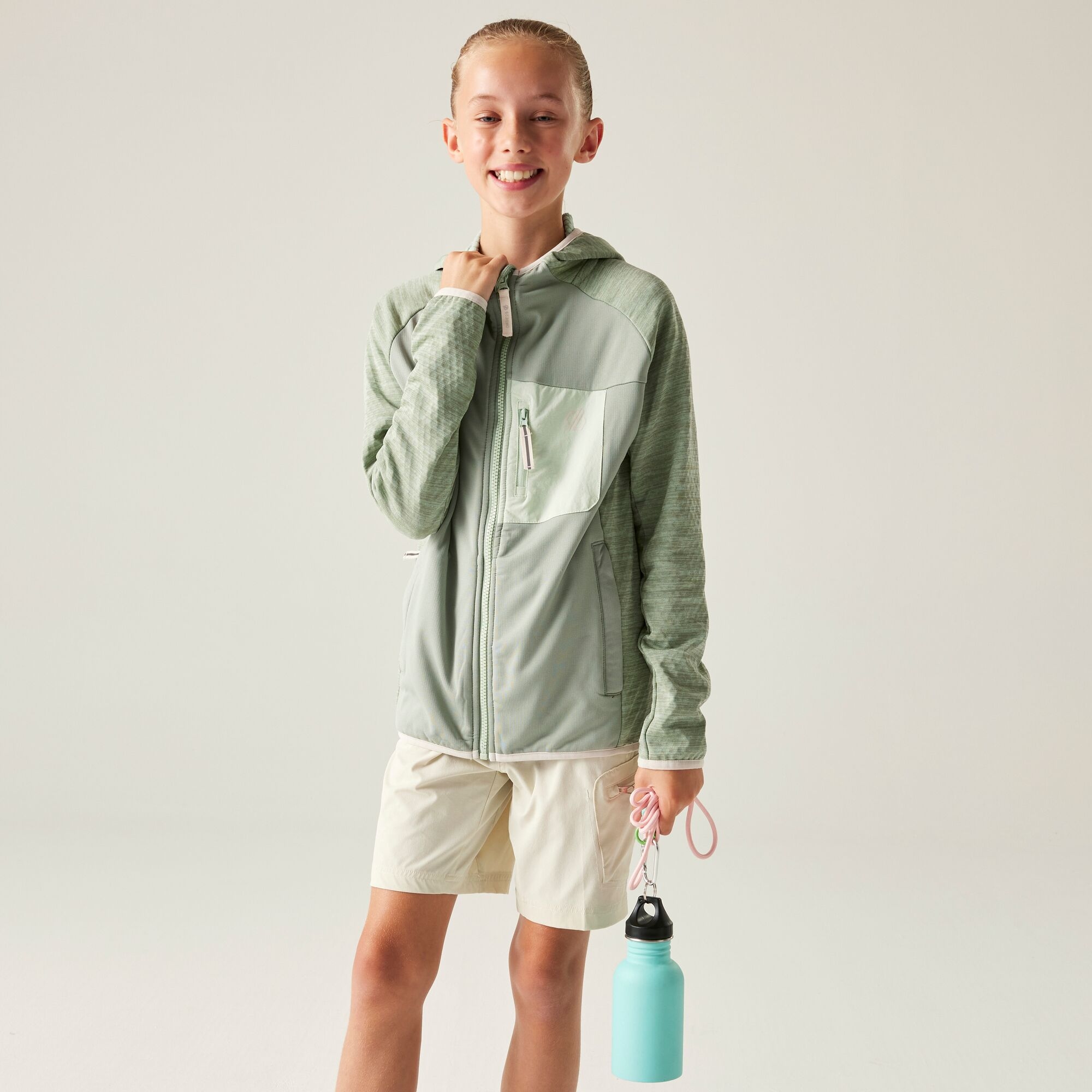 Dare 2B Unisex Kids Green Kids’ Expedition Stretch Midlayer Size: 5-6 Years