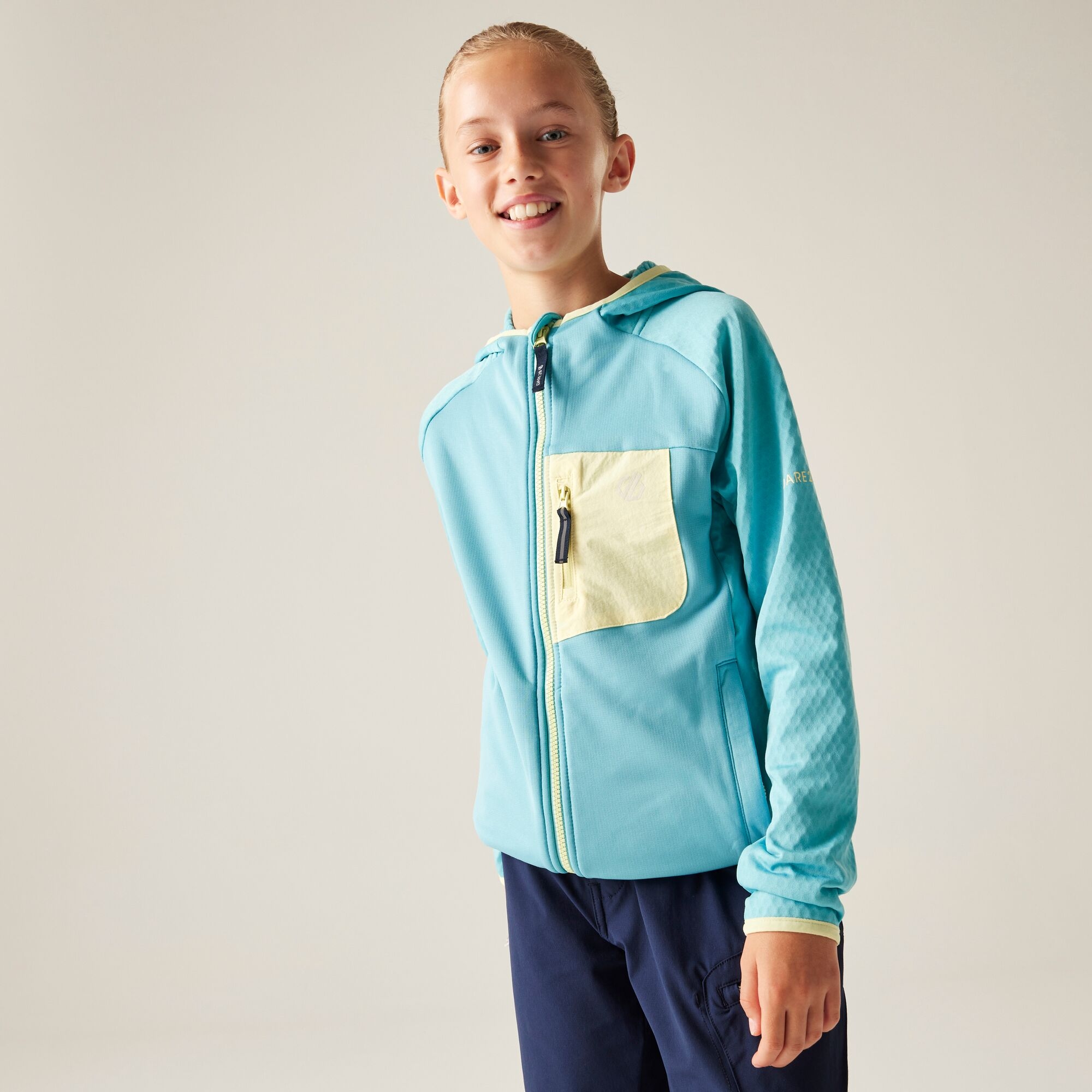 Dare 2B Unisex Kids Blue Kids’ Expedition Stretch Midlayer Size: 9-10 Years