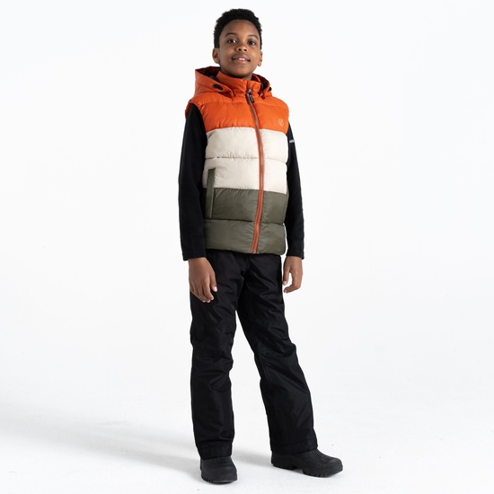 Kids' Jolly Padded Gilet Rooibos Tea Lichen Green