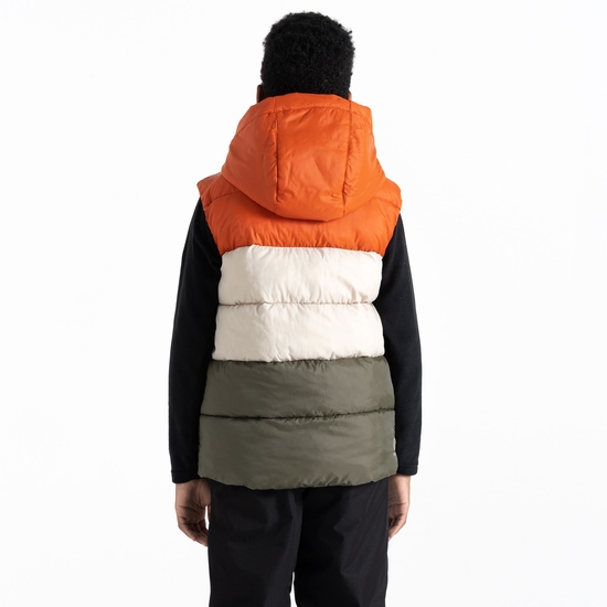Kids' Jolly Padded Gilet Rooibos Tea Lichen Green