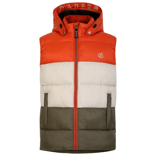 Kids' Jolly Padded Gilet Rooibos Tea Lichen Green