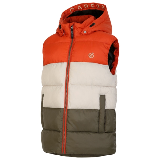 Kids' Jolly Padded Gilet Rooibos Tea Lichen Green