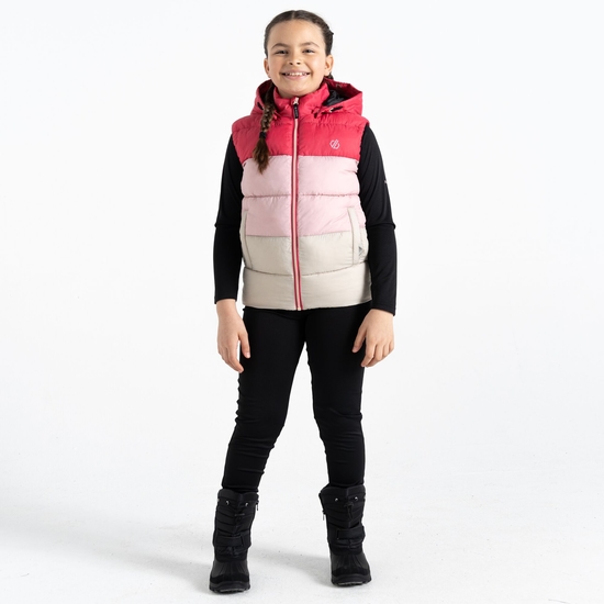 Kinder Jolly wattierte Weste Rosa