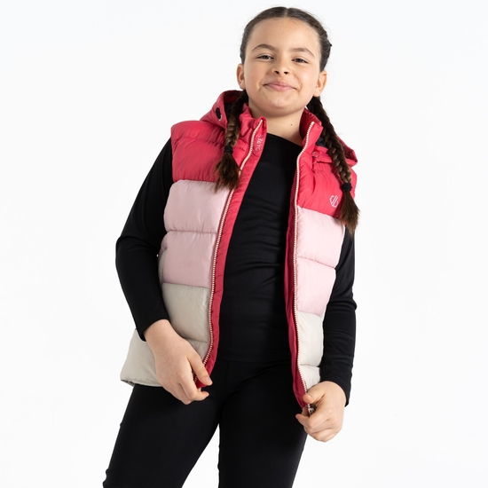 Kinder Jolly wattierte Weste Rosa