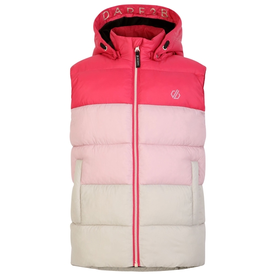 Kinder Jolly wattierte Weste Rosa