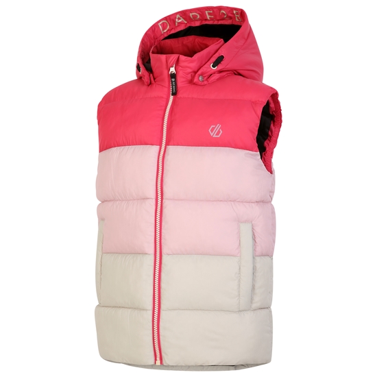 Kinder Jolly wattierte Weste Rosa
