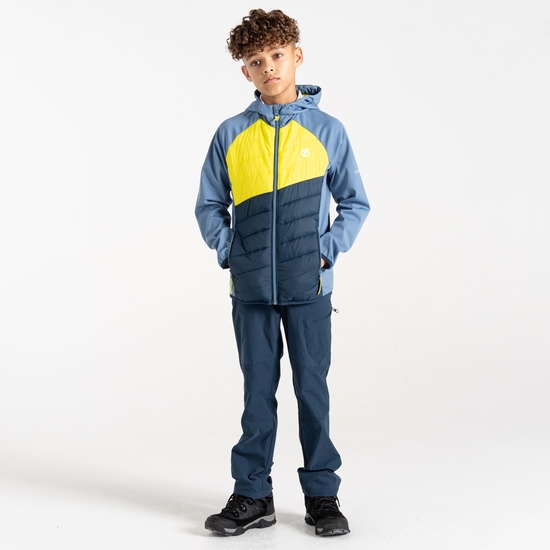 Veste hybride enfant Explore Bleu