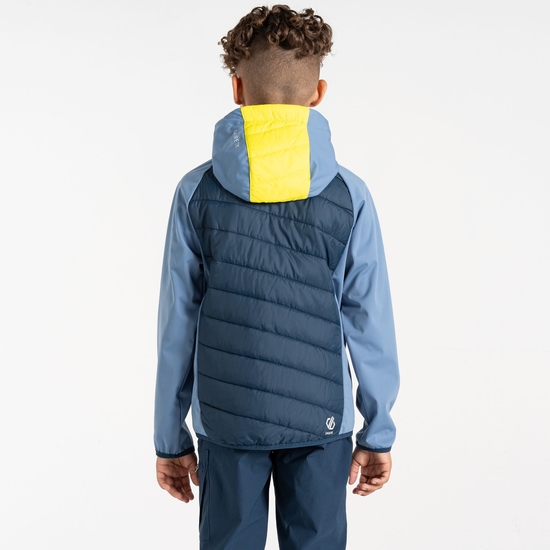 Veste hybride enfant Explore Bleu