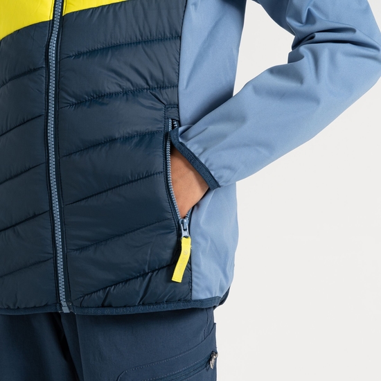 Veste hybride enfant Explore Bleu