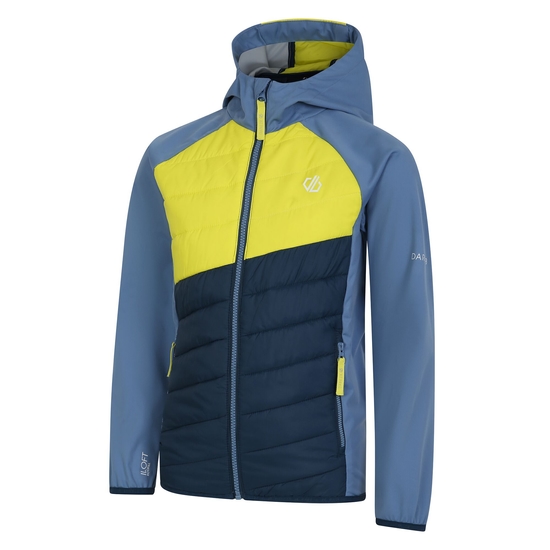 Veste hybride enfant Explore Bleu