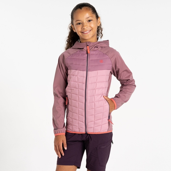 Kinder Explore II Hybridjacke Pink