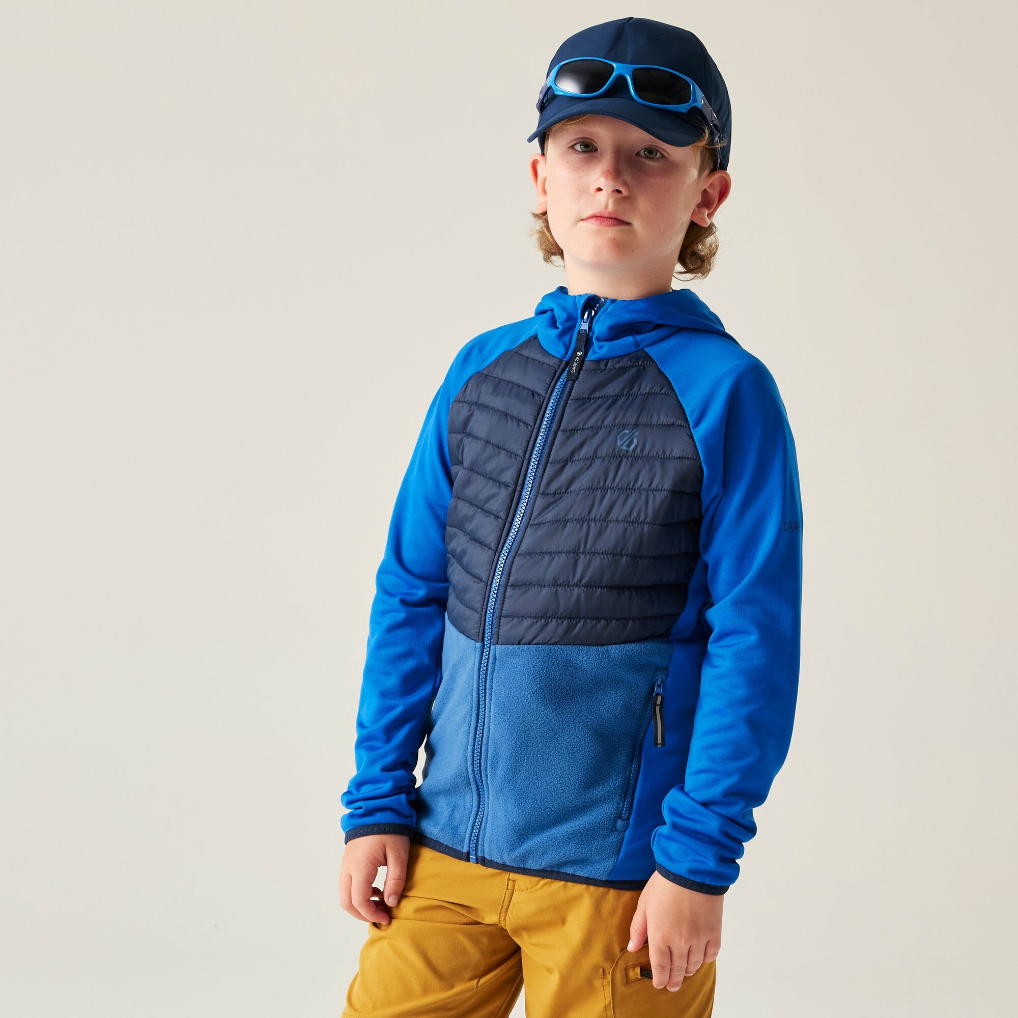 Dare 2B Unisex Kids Blue Kids’ Switch Out Hybrid Jacket Size: 5-6 Years