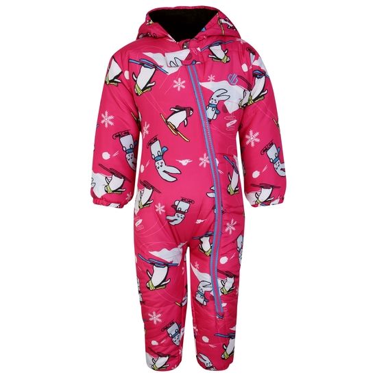 Kids' Bambino II Insulated Snowsuit Pink Snow Animals 