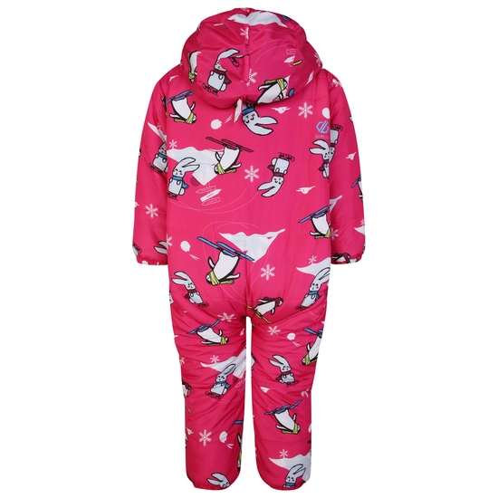 Kids' Bambino II Insulated Snowsuit Pink Snow Animals 