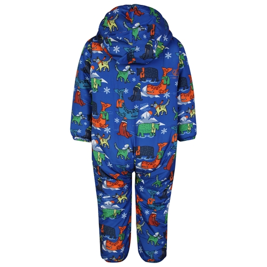 Kids' Bambino II Insulated Snowsuit Blue Arctic Animals 