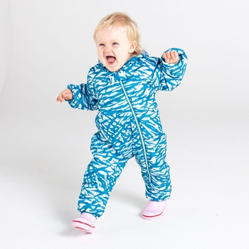 Kids' Bambino II Waterproof Insulated Snowsuit Dark Methyl Zebra Print