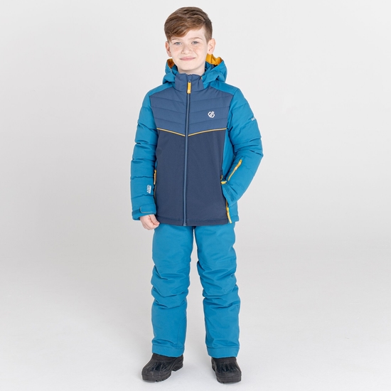 Veste de ski imperméable isolée Junior CHEERFUL Bleu