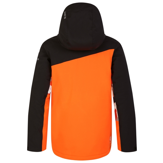 Kids' Humour II Ski Jacket Orange Black Camo 