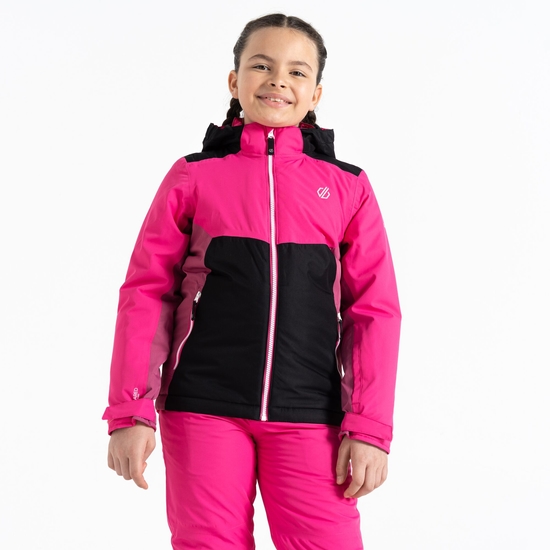 Kids' Impose III Ski Jacket Pure Pink Black 