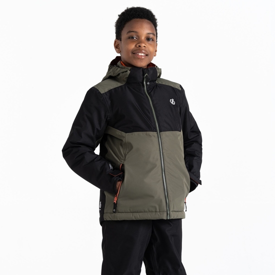 Kids' Impose III Ski Jacket Lichen Green Black 