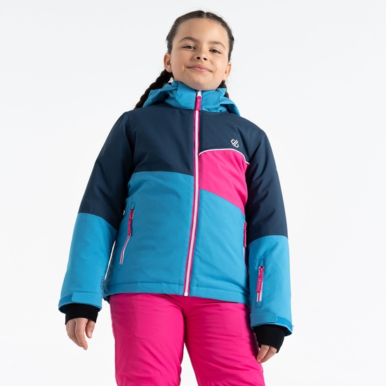 Kids' Steazy Ski Jacket Moonlight Denim Blue