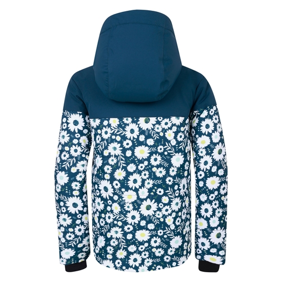 Kids' Liftie Ski Jacket Moonlight Denim Daisy Print
