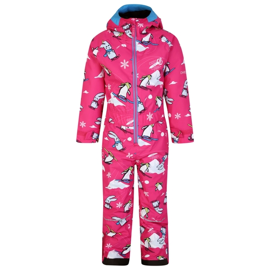 Combinaison de neige Enfant Snowplay Pink Snow Animals