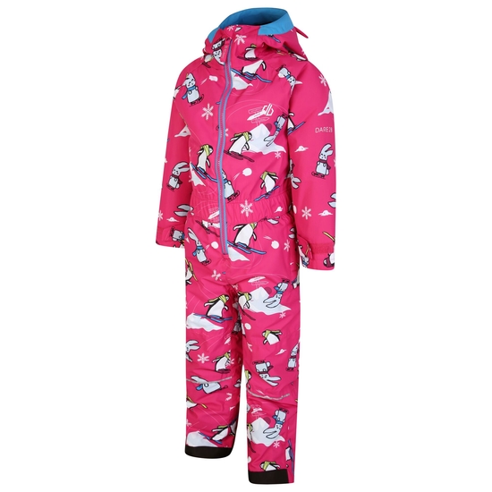 Combinaison de neige Enfant Snowplay Pink Snow Animals